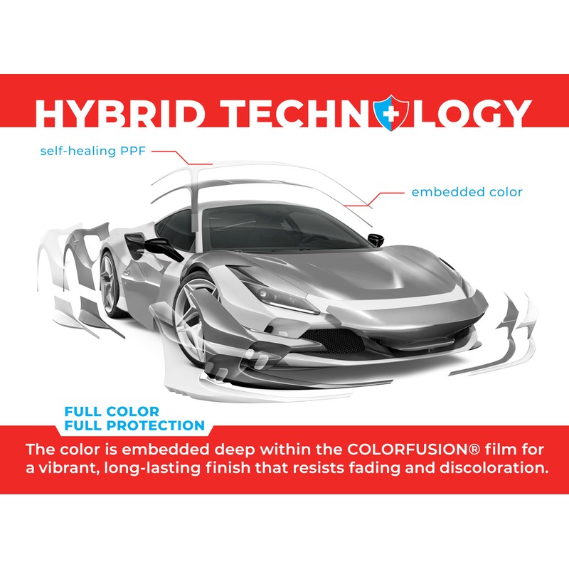 ColorFusion PPF by VViViD, Gloss GT Silver Dry Apply PPF