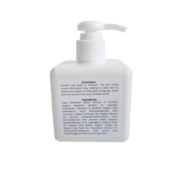 Cocoa Butter Blossom Organic Body Crème (8 oz Bottle)