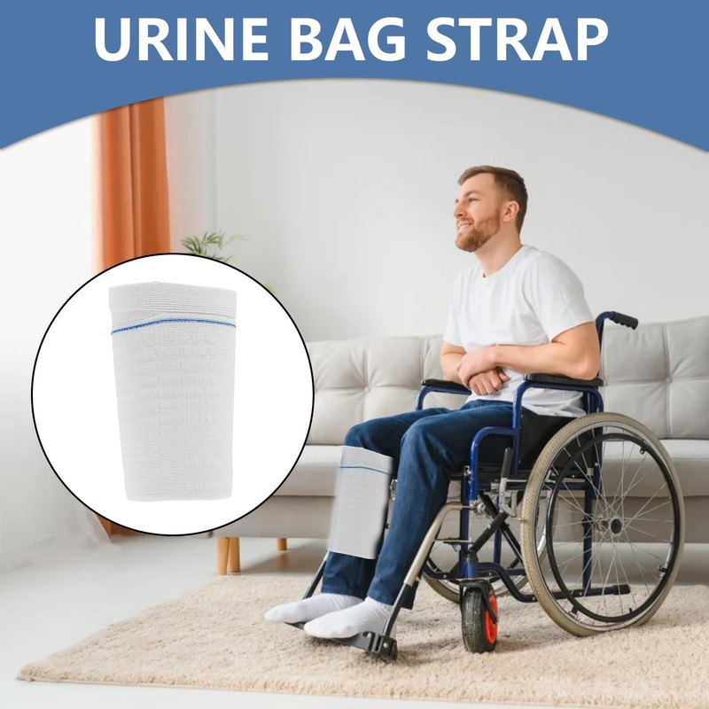 Catheter Leg Bag Holder, Washable Reusable Catheter Sleeves Urine Leg