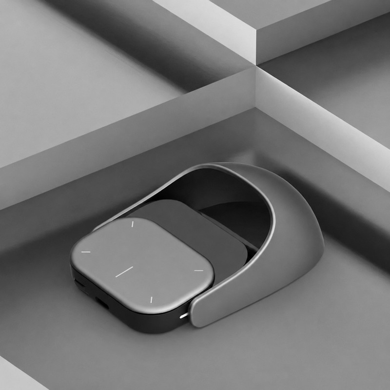 Detachable Bluetooth Air Mouse with Magnetic Touchpad – Rechargeable Wireless