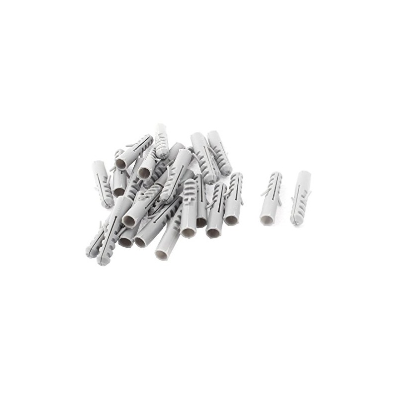 uxcell® M10x50mm Plastic Anchors Lag Expansion Nails Plugs Screws Clips