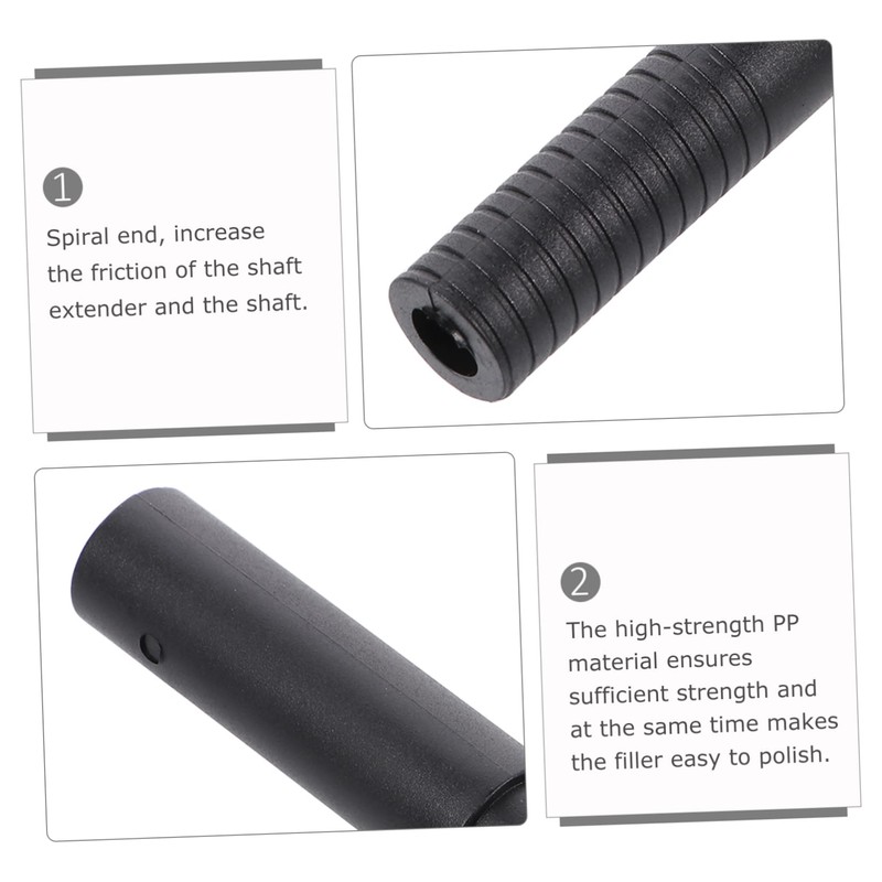 Gatuida 2 Pcs Golf Club Extension Rods Durable Golf Club