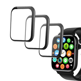 smaate 3D Screen Protector Compatible with T49 1.9 inches PJYUBVOR and P58 of Ypaddbu 1.96 Inches Smartwatch (Answer/Make Calls)