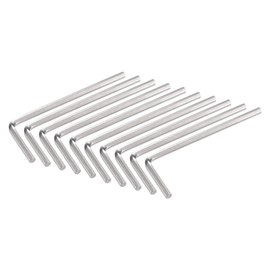 sourcing map 2.5mm Hex Key Wrench, L Shaped CR-V Repairing Tool 10 Pcs
