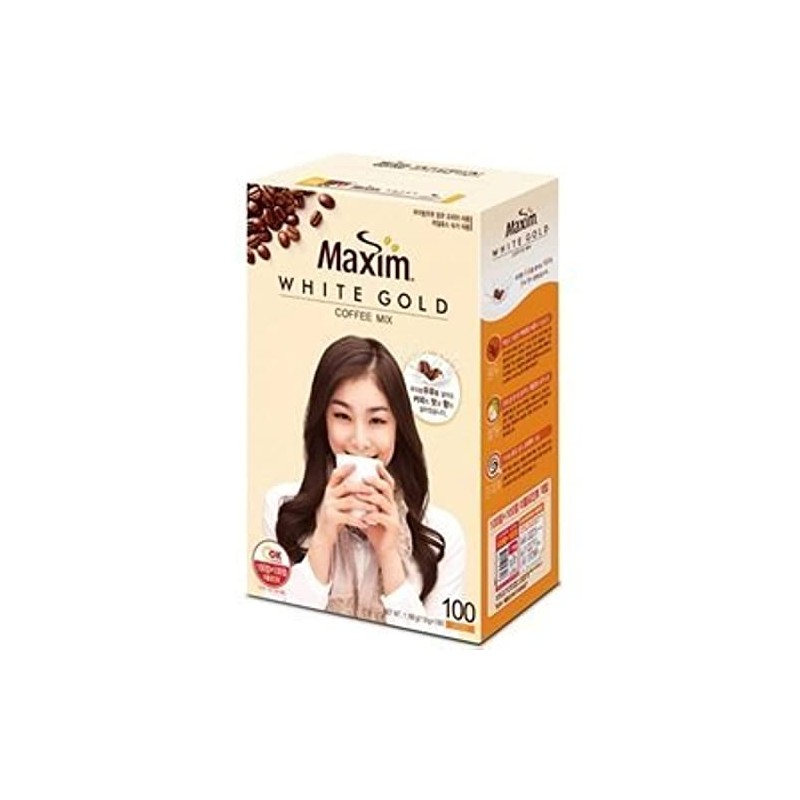 Korea coffee [MAXIM coffee] White Gold coffee mix 100 pieces
