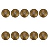 Tiazza 10Pcs Radial Brass Backplate Washers Classical Furniture Decoration Gasket