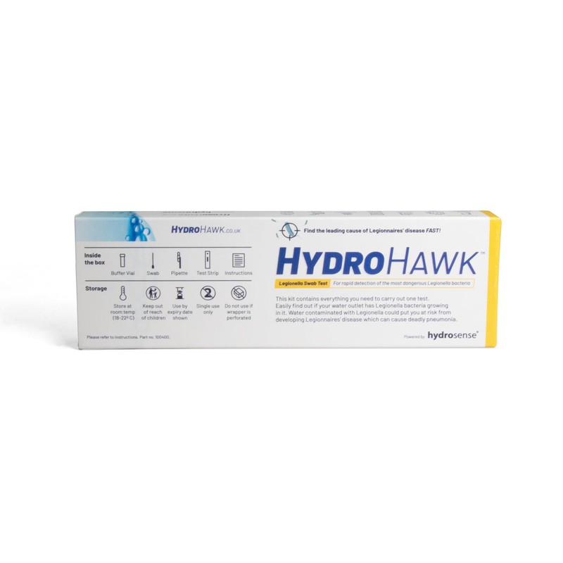 HydroHawk Legionella Swab Test for Water Outlets - Pack of