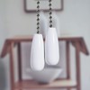 Dotlite Ceiling Fan Pull Chain Extender, 2pcs Wooden Decorative Pendant