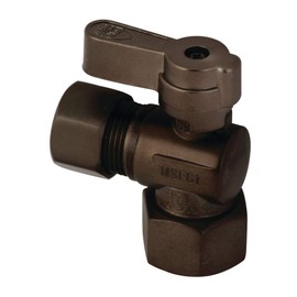 Kingston Brass KF4440ORB Fip X 1/2 OD Comp Angle Stop Valve, Oil Rubbed Bronze