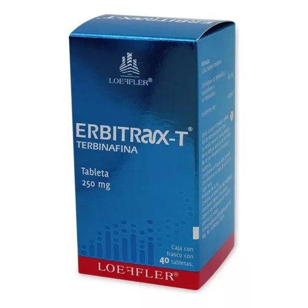 Loeffler Erbitrax-t Terbinafina 250mg C/40 Tab Loeffler P/ Hongos