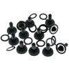 MEETOOT 12pcs Button Switch Waterproof Dust Proof Cap 12mm Rubber