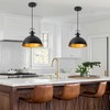 AMRUIPO 12 Inch Farmhouse Pendant Lights Kitchen Island Hanging Light