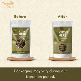 Organic Spree Kutki Herb 100gm (3.52oz) Picrorhiza Kurroa – Katuka Rohini – Pure and Natural 100gm