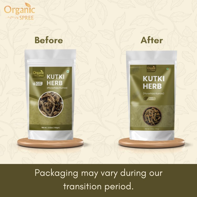 Organic Spree Kutki Herb 100gm (3.52oz) Picrorhiza Kurroa – Katuka