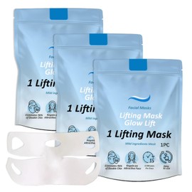 ExcellaElite 3 Pcs of V Line Face Lifting Chin Mask Strap for Double Chin Lifting Mask Multiple Active Ingredients Firming Skin Lifting Facial Skin