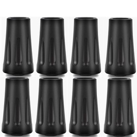 Rubber Buffer for Hiking Poles, 8 Pieces, Professional Nordic Walking Poles, Rubber Buffers, Walking Sticks, Rubber Tips for Trekking Poles, Replacement Rubber Buffer 10-12 mm