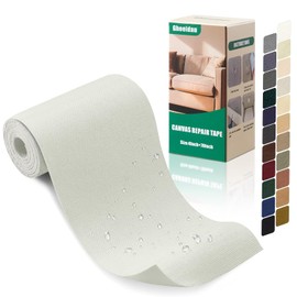 Gheeidau Cinta de reparación de lona de 4 x 70 pulgadas, impermeable, parche de reparación de tela autoadhesiva para reparar cubiertas de barcos, tiendas de campaña, sombrillas de patio, asientos de