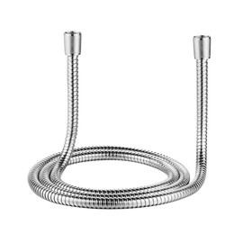 Singing Rain 59 inches Kinkless Chromed Flexible Stainless Steel Shower Hose - Replacement for Handheld Showerhead Hose