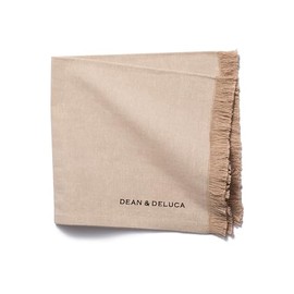 Dean and Deluca Cotton Chambray Napkins, Beige, Approx. 17.7 x 18.7 inches (45 x 45 cm)