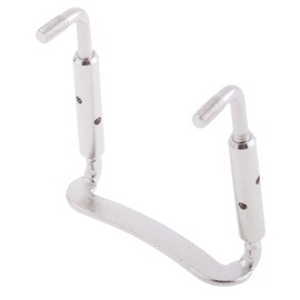 4/4, 3/4 Size Violin Chinrest Chin Rest Clamp Screw Silver Hill Style
