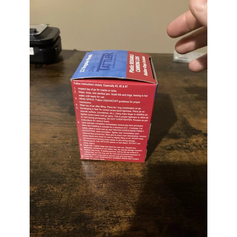 Tattler Reusable Canning Lids Regular Mouth--Bulk Shipping Rate