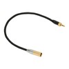 3.5mm to Mini XLR Cable, 3.5mm Stereo to 3 Pin