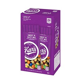 Kar’s Nuts Original Sweet ‘N Salty Trail Mix, 2 oz Individual Packs – Bulk Pack of 24, Gluten-Free Snacks