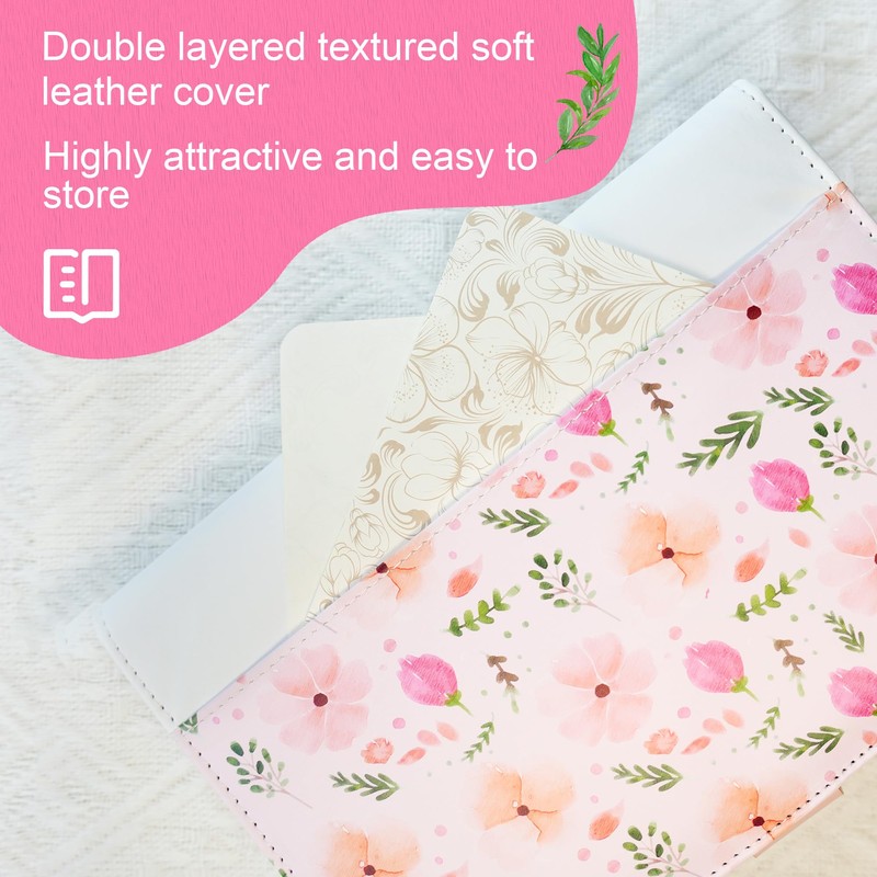 SPIPHY Floral Diary with Lock for Women Journal with Lock