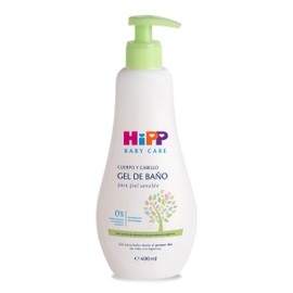 HiPP Gel de Baño para bebé, Cuerpo y Cabello. Para Piel Sensible 400ml