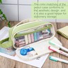 umorismo Big Capacity Pencil Case with Sticky Note Expandable Pencil