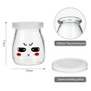LATRAT 10 Yoghurt Glasses with Lids Small Jars Yoghurt Glasses