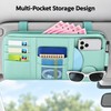 Car Sun Visor Organizer – Multi-Pocket Storage Holder for Bills,