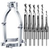 Gisafai 6 Pc Square Hole Drill Bit Set for Wood