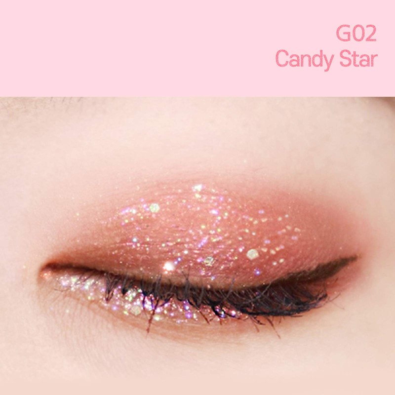 Black Rouge G02 Pearl Brie Glitter 0.08 oz (2.0 g)