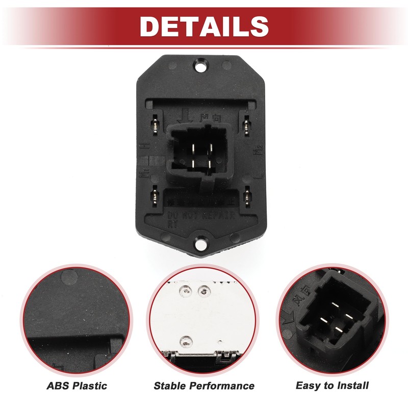 A ABSOPRO HVAC Blower Motor Resistor Heater Blower Motor Resistor