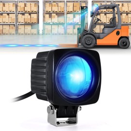 eTzone New Dynamic Forklift Lights Blue Forklift Spotlight Warehouse Pedestrian Warning Lights 10W DC 12-100V