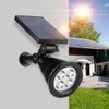 Solar Spotlight Waterproof 4LED Lawn Lights Landscape Lighting for Outdoor