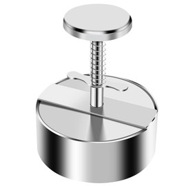 zCloud Adjustable Hamburger Patty Maker Stainless Steel Hamburger Press Patty Making Molds Grill Griddle Meat Tool Kitchen Accessories for Burgers Patties Cooking BBQ Hamburger Patty Model