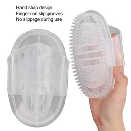 2pcs Meridians Brush Handheld Massagers, Portable Body Scraping Massage Brush Anti Cellulite Jelly Scrubber Deep Tissue Massager for Muscles, Back, Foot, Neck, Shoulder, Leg, Calf
