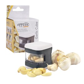 Appetito Garlic Cube Dicer/Slicer - Charcoal/White