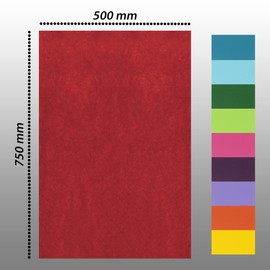 Multi Coloured Tissue Paper 30 Sheets, YUNJU Gift Wrap, MF and Acid Free, Large 20 X 30" Size, Wrapping Decorative Sketch and Cutting Paper for Art Craft & Packing