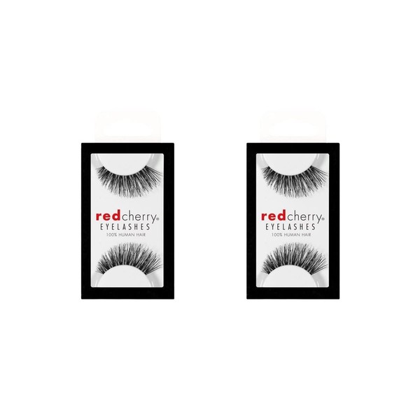 Red Cherry False Eyelashes No. 43-2 x 1 Pair Set