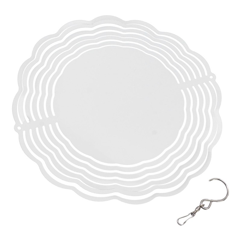Sublimation Wind Chime Aluminum DIY Blank Wind Turntable for Outdoor
