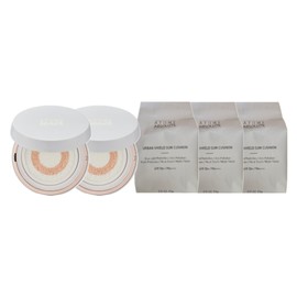 Atomy Absolute Urban Shield Sun Cushion 15g x 2 + Refill 15g x 3 / 애터미 앱솔루트 어반 쉴드 선쿠션 15g 2개 + 리필 15g 3개