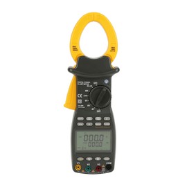 ViaGasaFamido PEAKMETER Professional MS2203 3-Phase Digital Multimeter Power Factor Clamp Meter, Handheld Clamp Design, Accurate Measurement, Double Display, 28 Data Storage, Large LCD