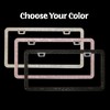 CRUZCO Cutting Edge Silver Rhinestone License Plate Frame