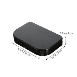 NOLITOY 2 Pcs Eyelash Storage Box Artificial Eyelash Case Eyelash Extension False Eyelashes Magnetic Travel Eyelash Curler Eyelash Holder Case False Lash Storage Container Plastic