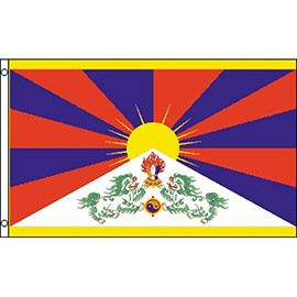 Tibet Flag 3x5 Polyester Flag
