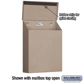Salsbury Industries 4620BGE, Beige Traditional Mailbox, Standard, Vertical Style