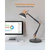 LEPOWER Metal Desk Lamp, Adjustable Goose Neck Architect Table Lamp